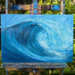 Teal Surf 60x40cm