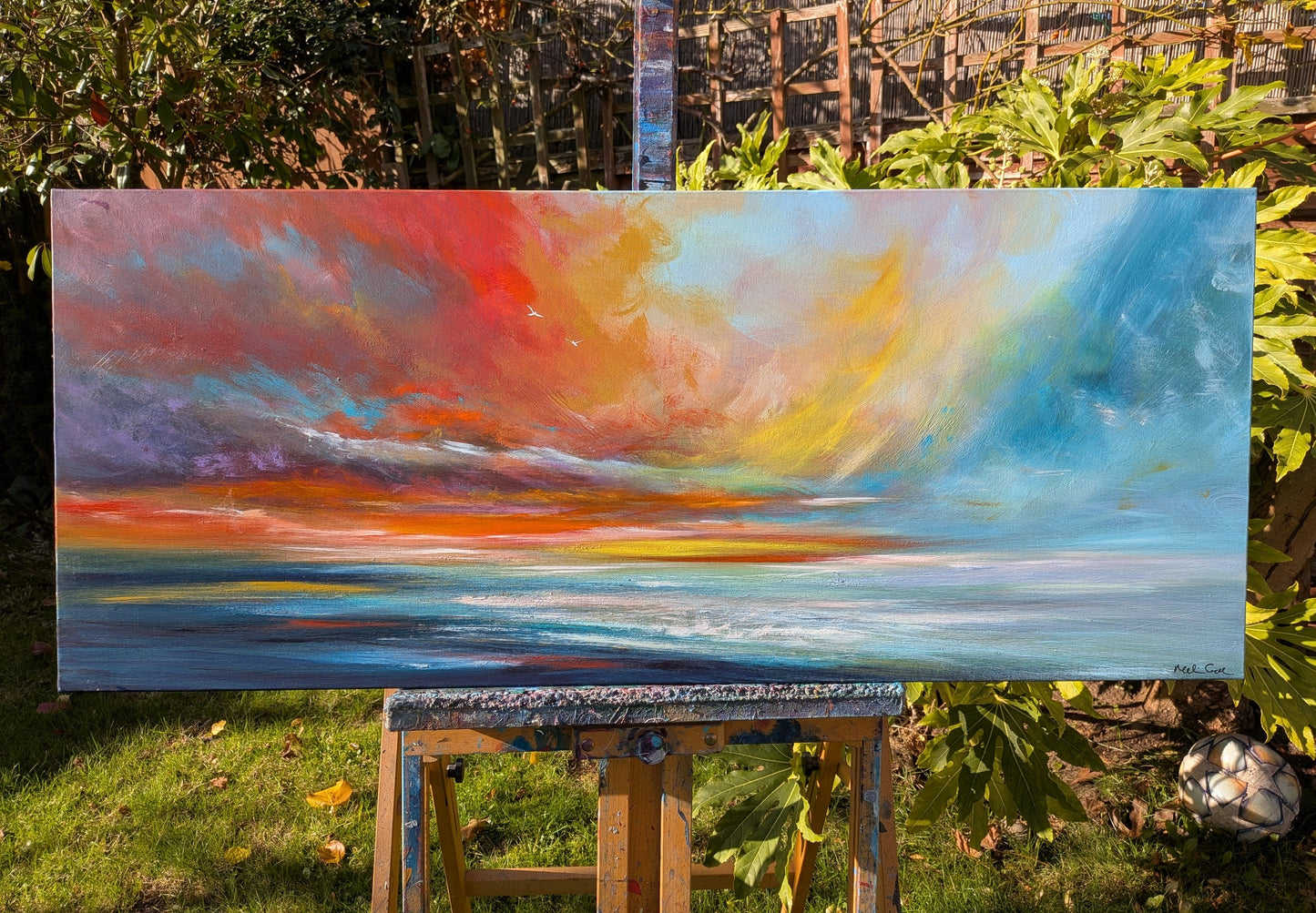Shine a Light on a Dark Day, 120x50cm