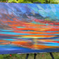 Last Embers, 120x50cm