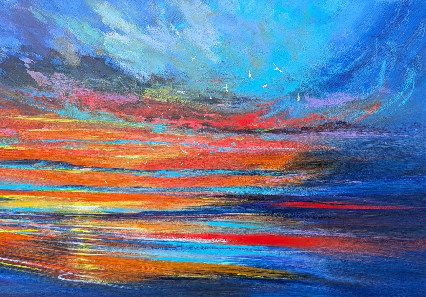 Last Embers, 120x50cm
