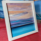 20x20cm, framed in white