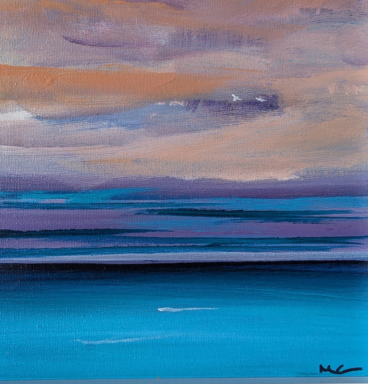 20x20cm, framed in white
