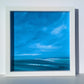 20x20cm, framed in white