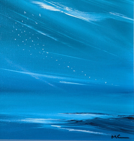 20x20cm, framed in white