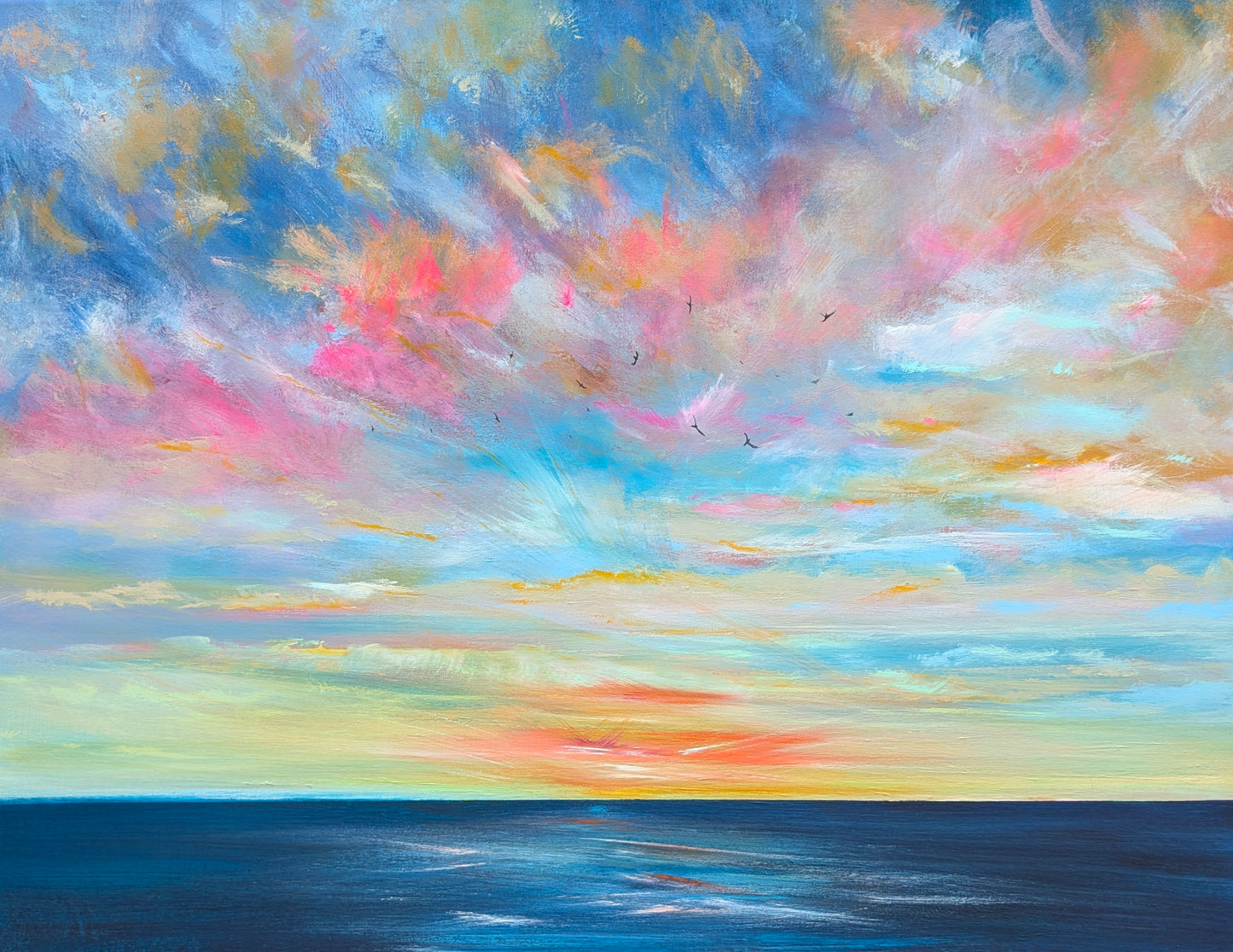 Eternal Skies, 90x70x2cm