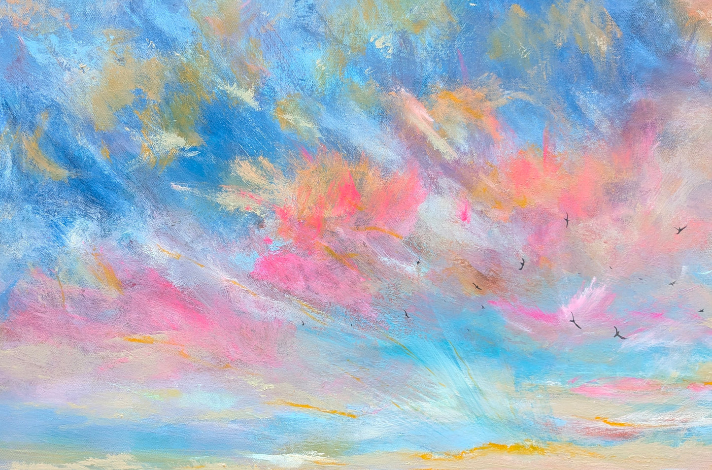 Eternal Skies, 90x70x2cm