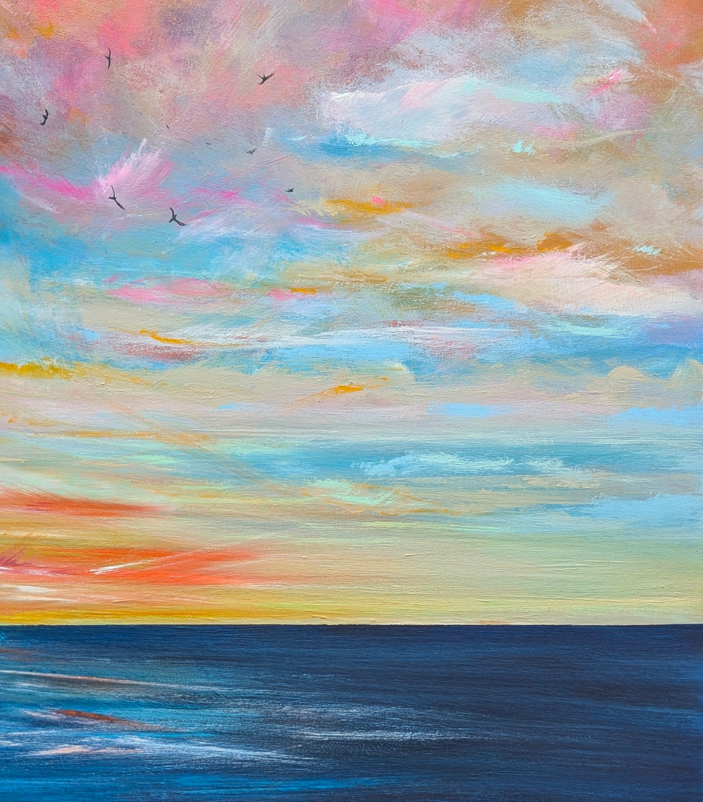 Eternal Skies, 90x70x2cm