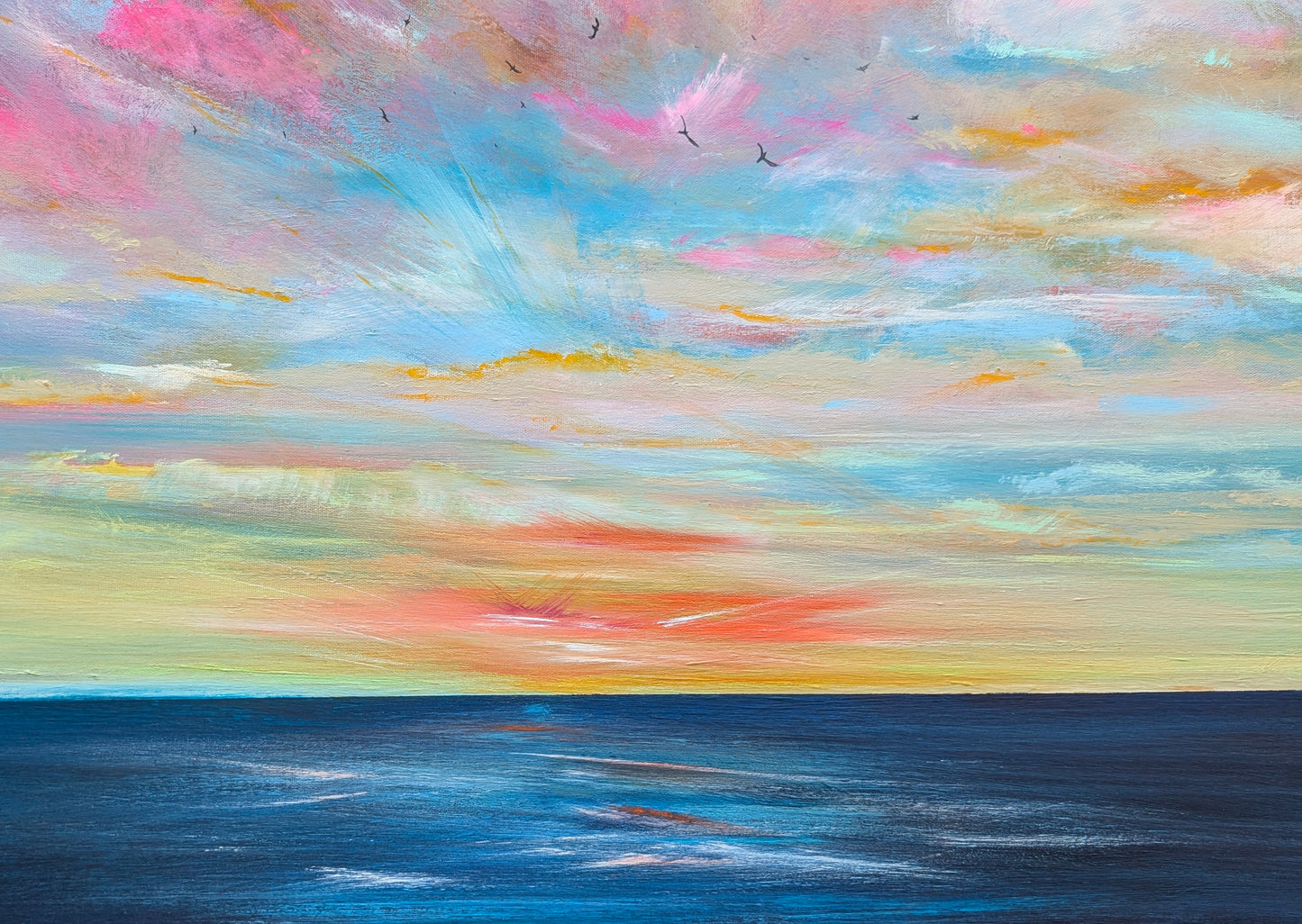 Eternal Skies, 90x70x2cm