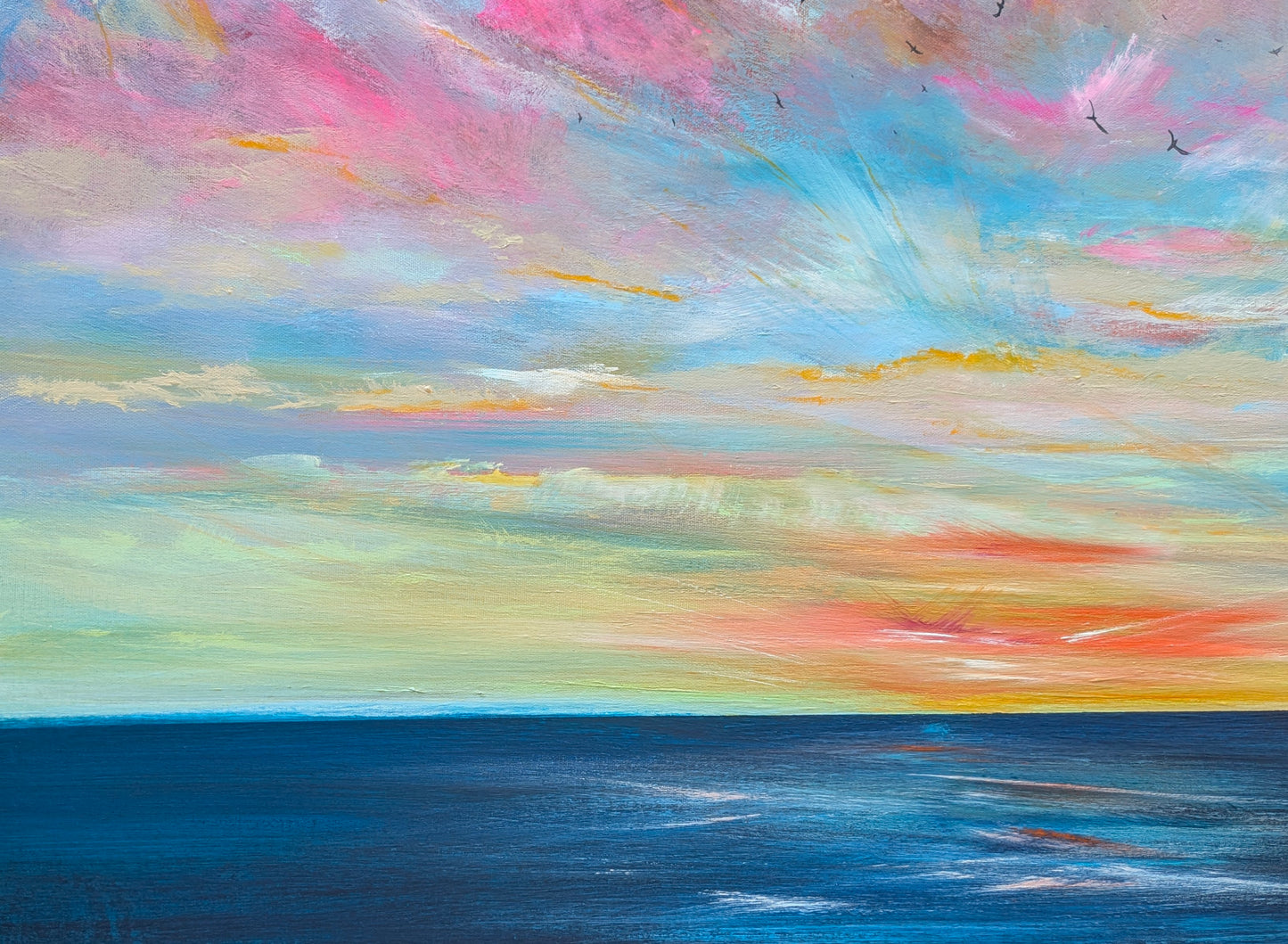 Eternal Skies, 90x70x2cm