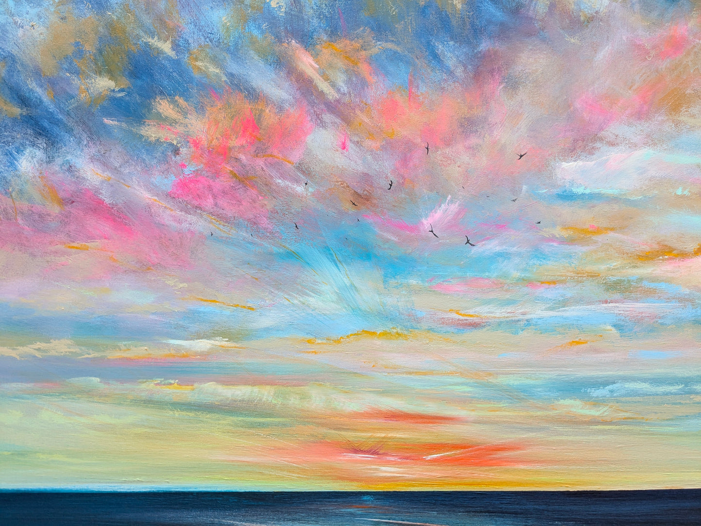 Eternal Skies, 90x70x2cm