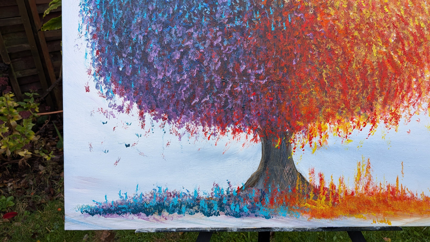 Tree of Gentle Tomorrow's 60x70x2cm