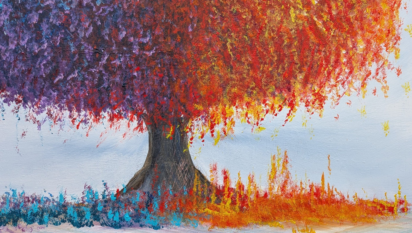 Tree of Gentle Tomorrow's 60x70x2cm