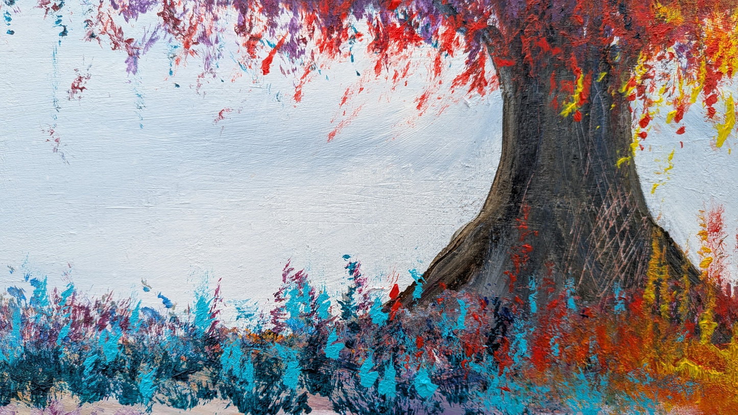 Tree of Gentle Tomorrow's 60x70x2cm