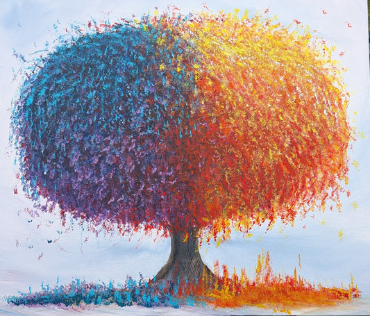 Tree of Gentle Tomorrow's 60x70x2cm