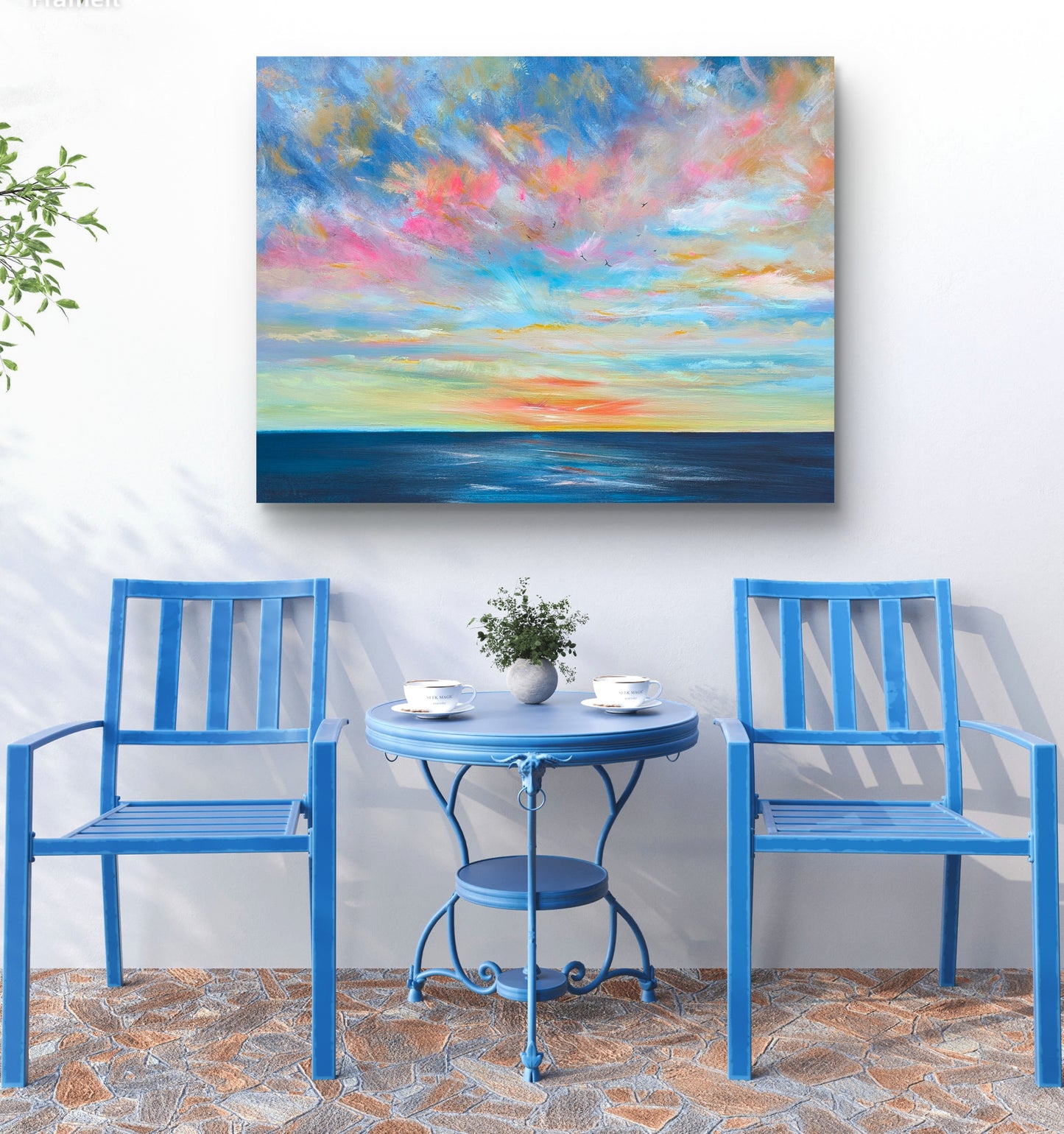 Eternal Skies, 90x70x2cm