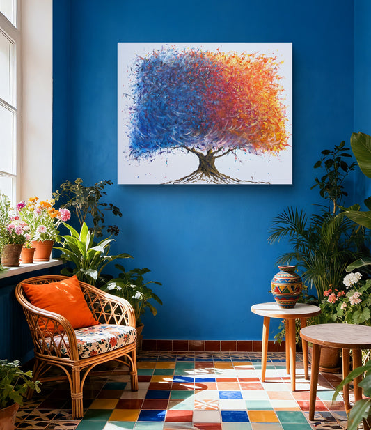 The Wise Old Oak, 100x80x2cm