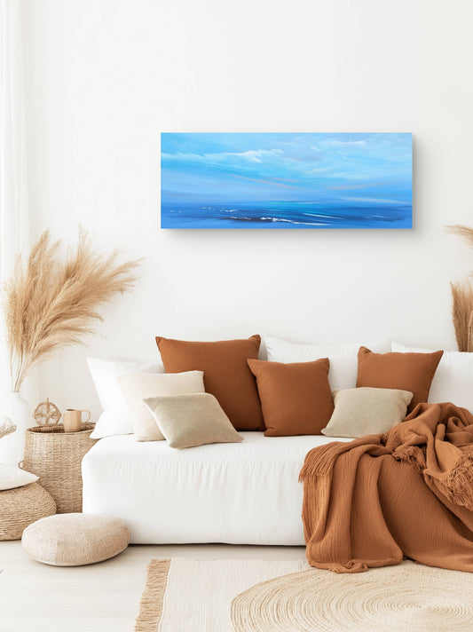 Calm is Blue, 75x30cm