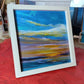 20x20cm, framed in white