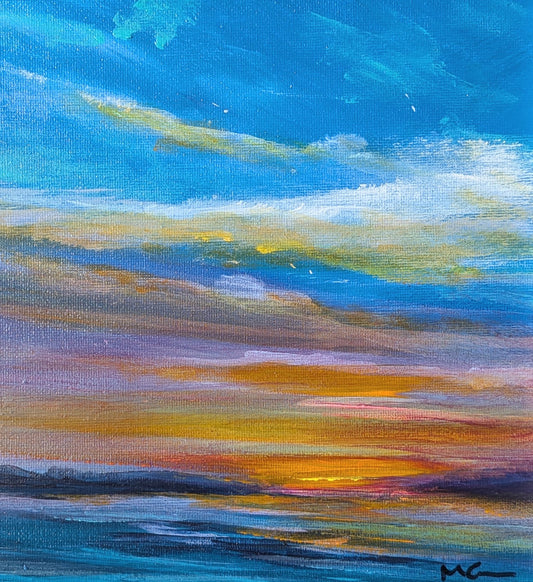 20x20cm, framed in white