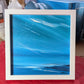 20x20cm, framed in white
