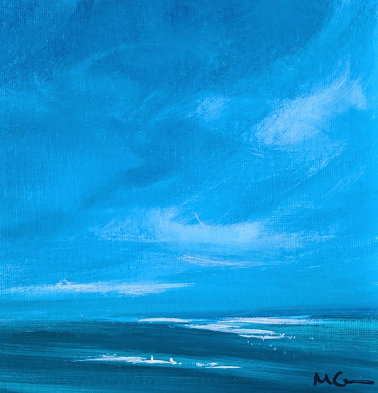 20x20cm, framed in white