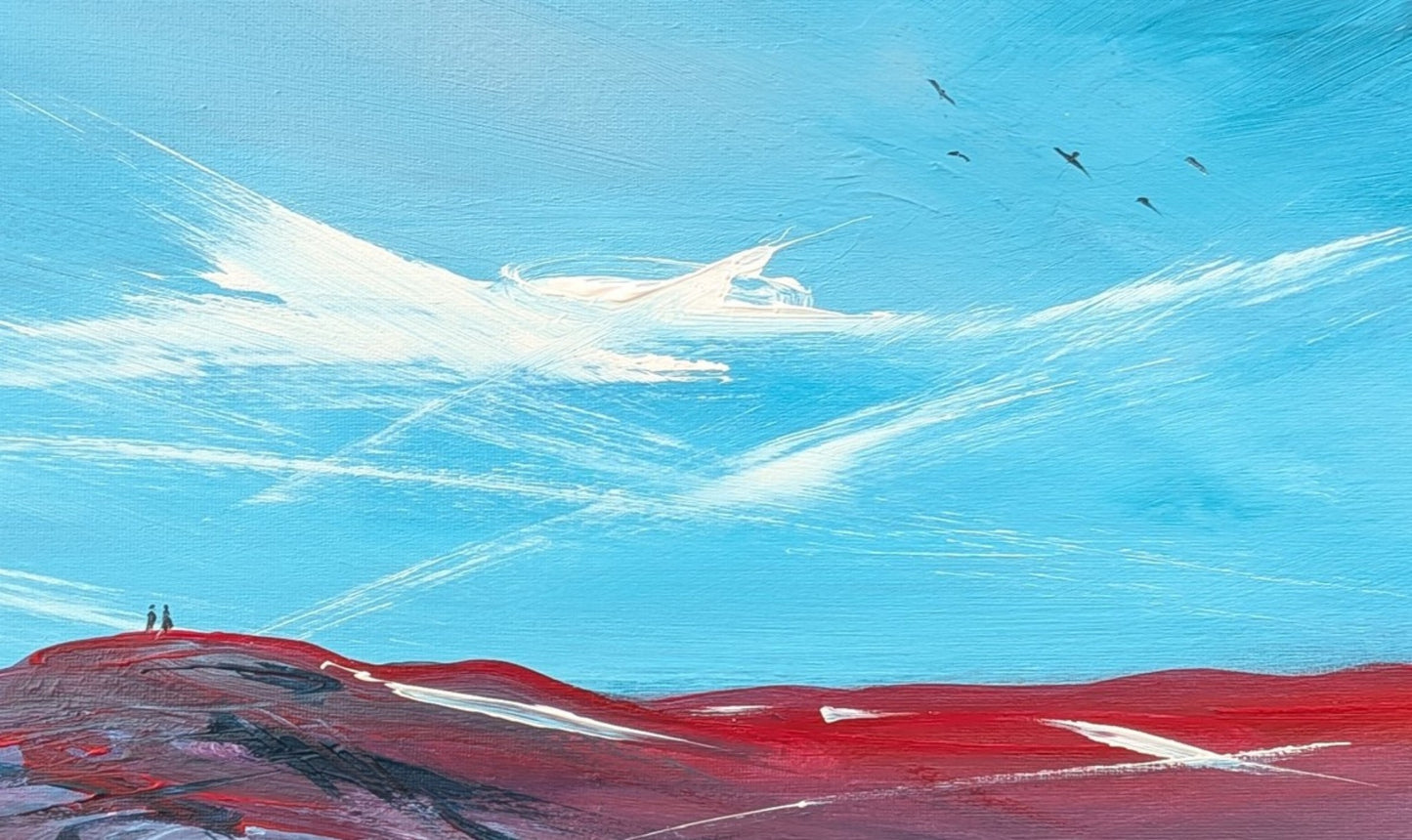 A Wintry Day on the Fells, 40x20x2cm