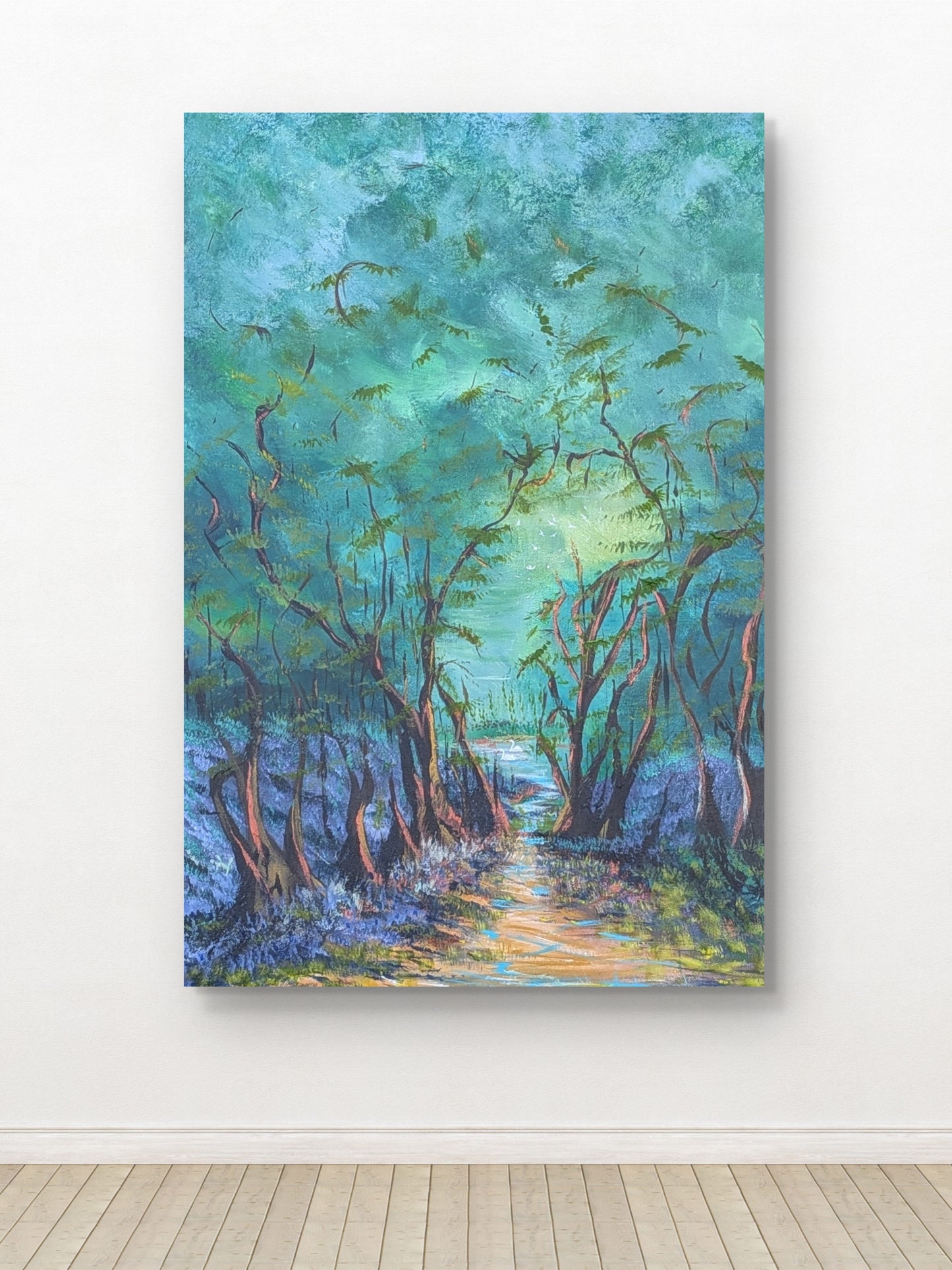 Bluebell Woodland, 50x75x2cm
