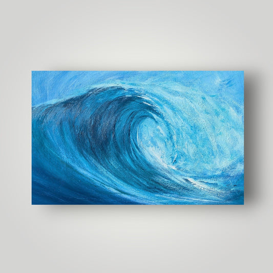 Teal Surf 60x40cm