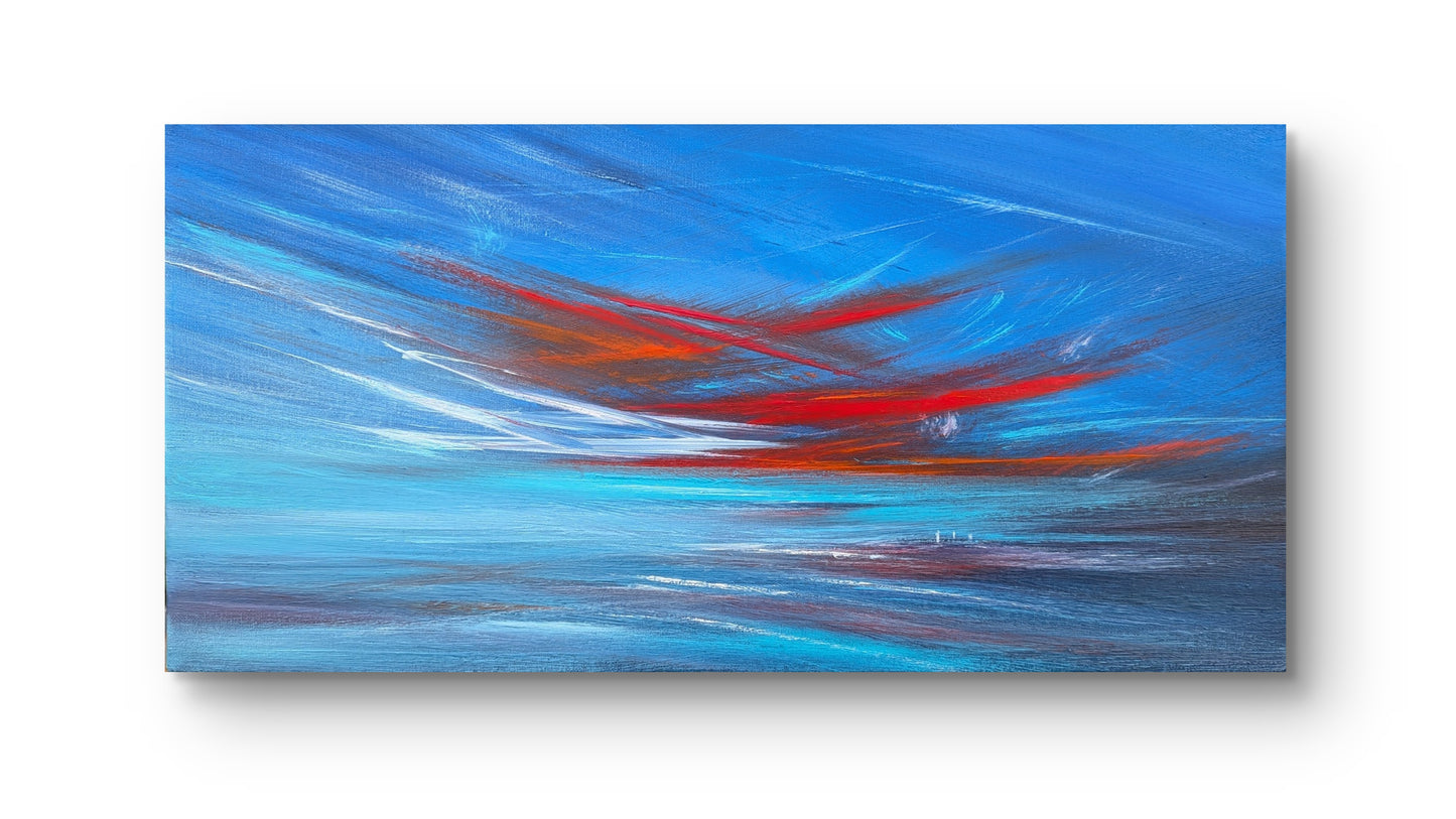 Red Skies, 40x20x2cm