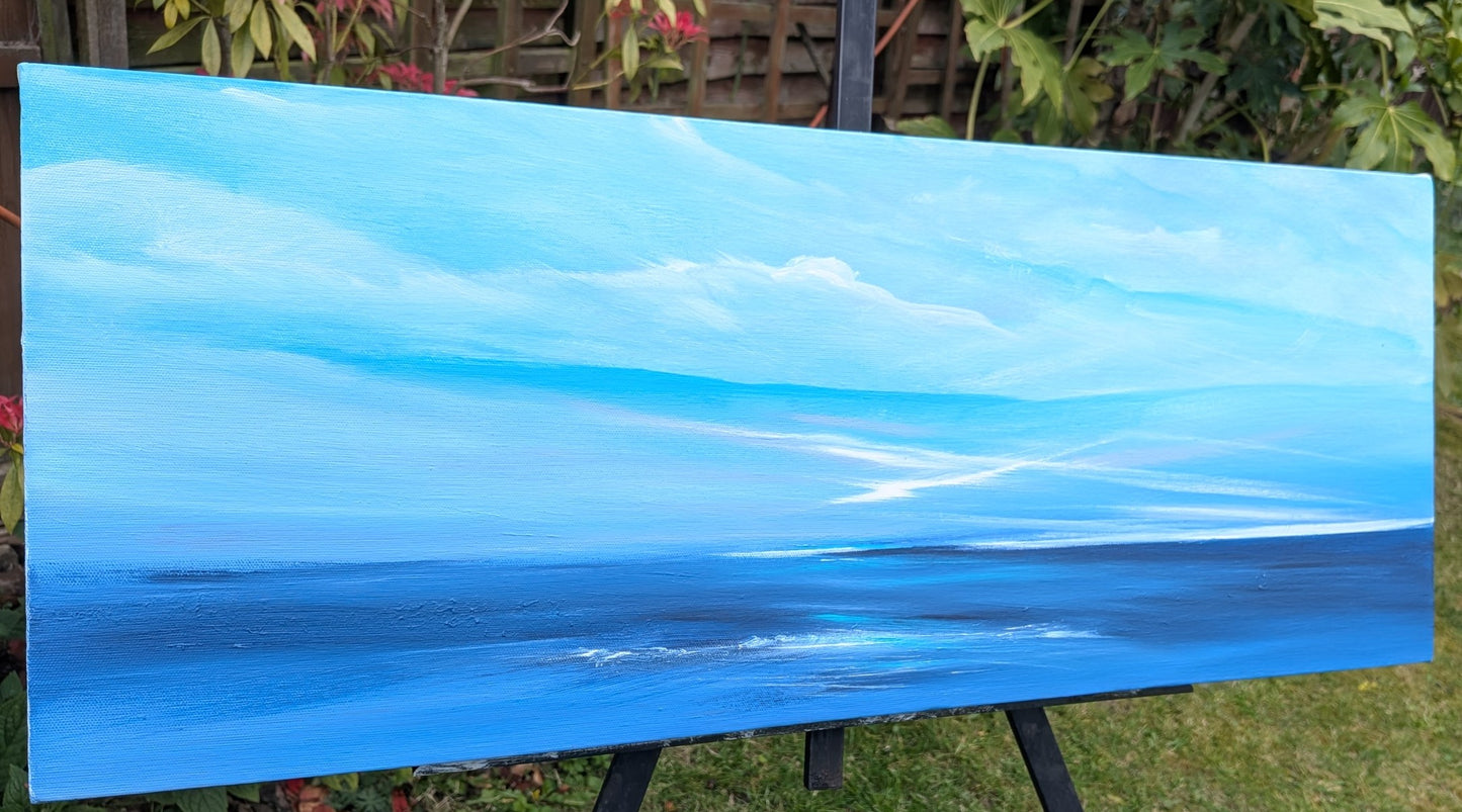 Blue Expanse 75x30cm