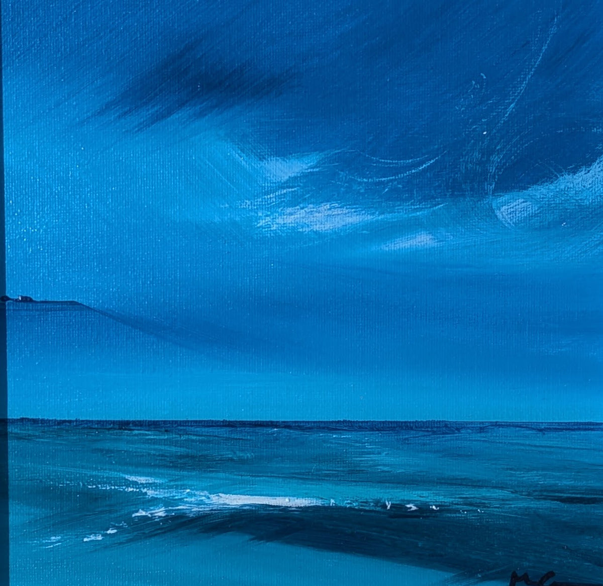 20x20cm, framed in white