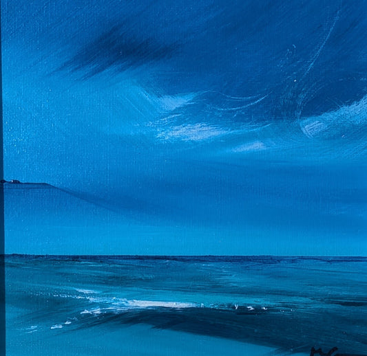 20x20cm, framed in white