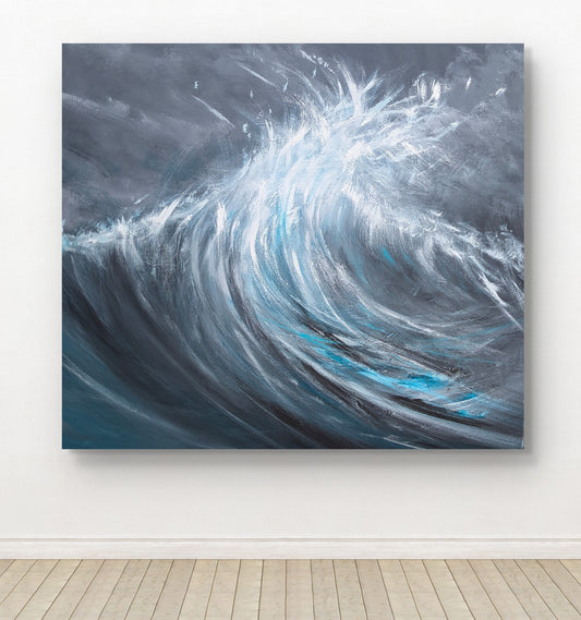 When World's Collide 70x80x3cm