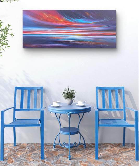 Vivid Tranquillity, 120x50cm