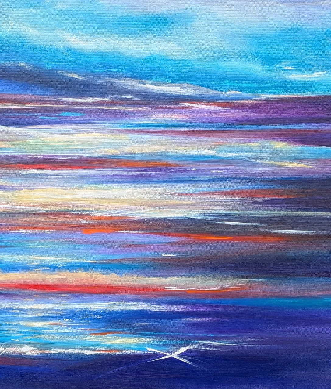 Blue Reverie, 100x80x2cm