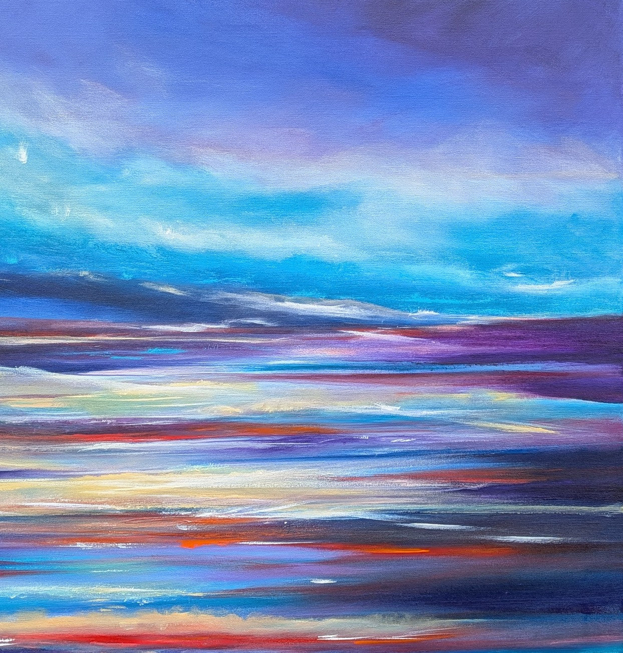 Blue Reverie, 100x80x2cm