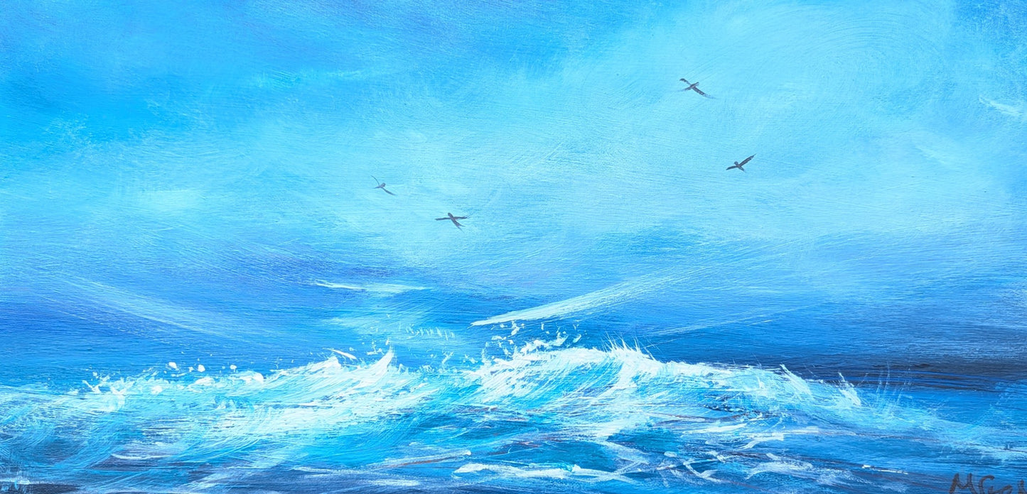 Almighty Blues Surf 40x20x2cm (currently in the Ferrers Gallery Exhibition)