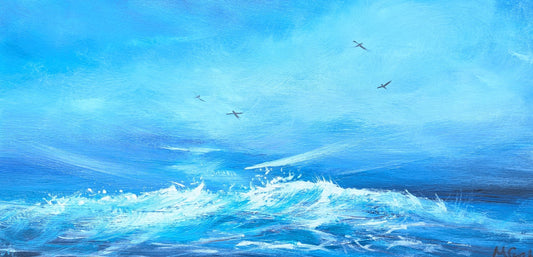 Almighty Blues Surf 40x20x2cm (currently in the Ferrers Gallery Exhibition)