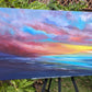 Crimson Chorus, 120x50cm