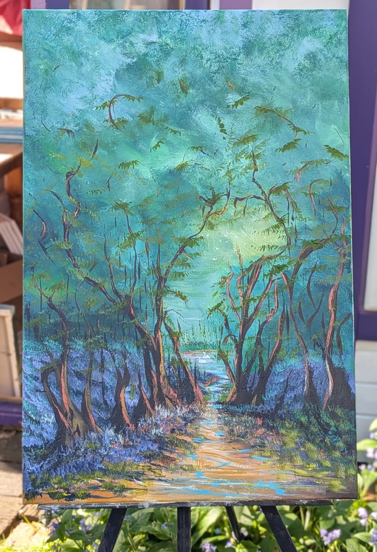 Bluebell Woodland, 50x75x2cm