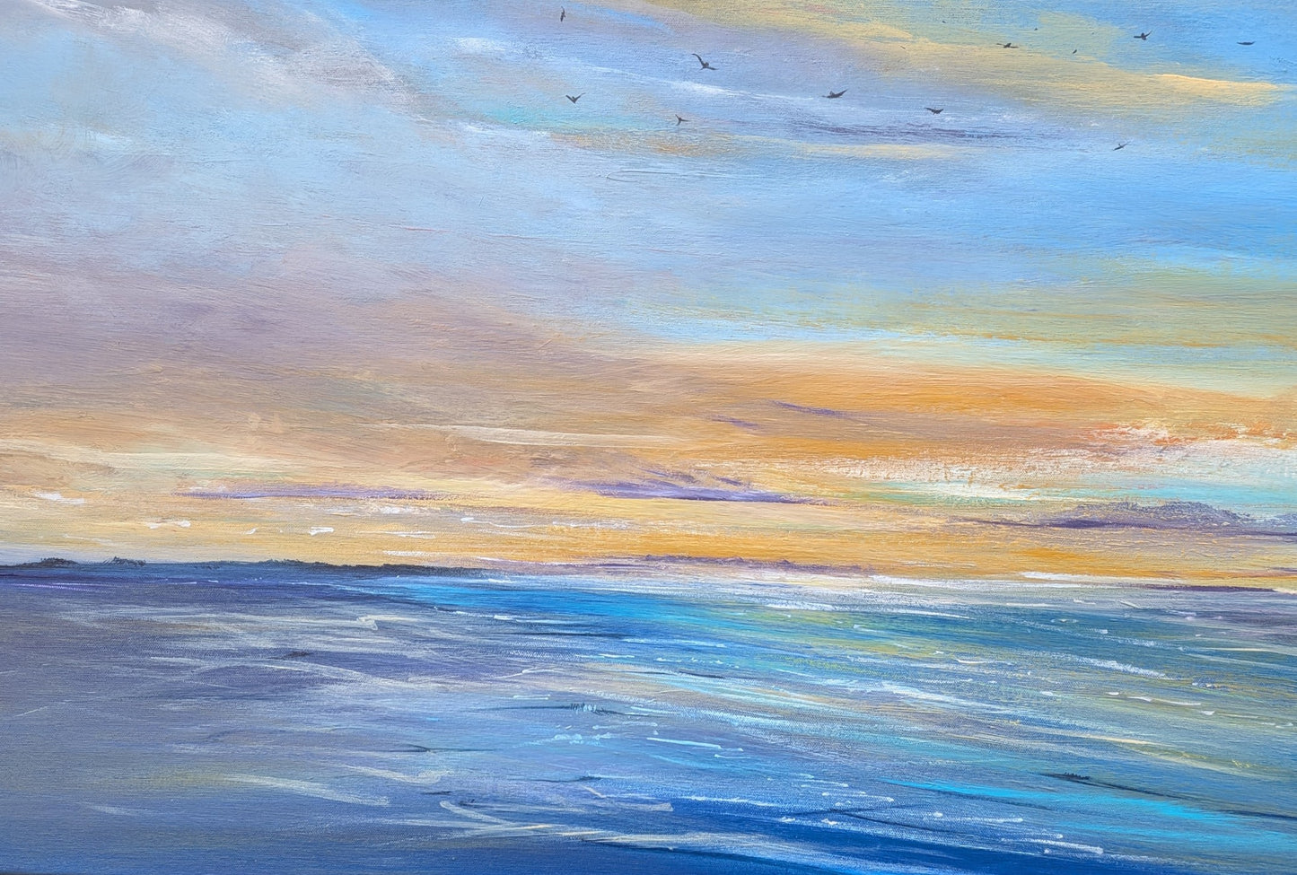 Contemplative Dusk, 100x80x2cm