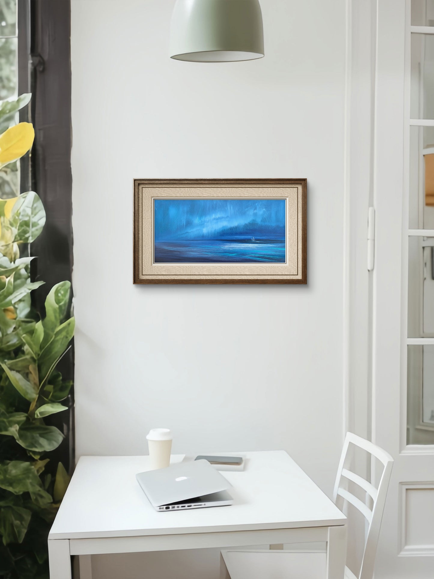 Sails Beneath the Aurora Light, 40x20x2cm