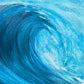 Teal Surf 60x40cm