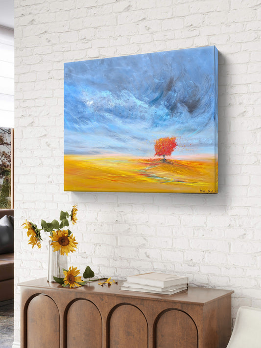 Solitary Blaze 60x70cm