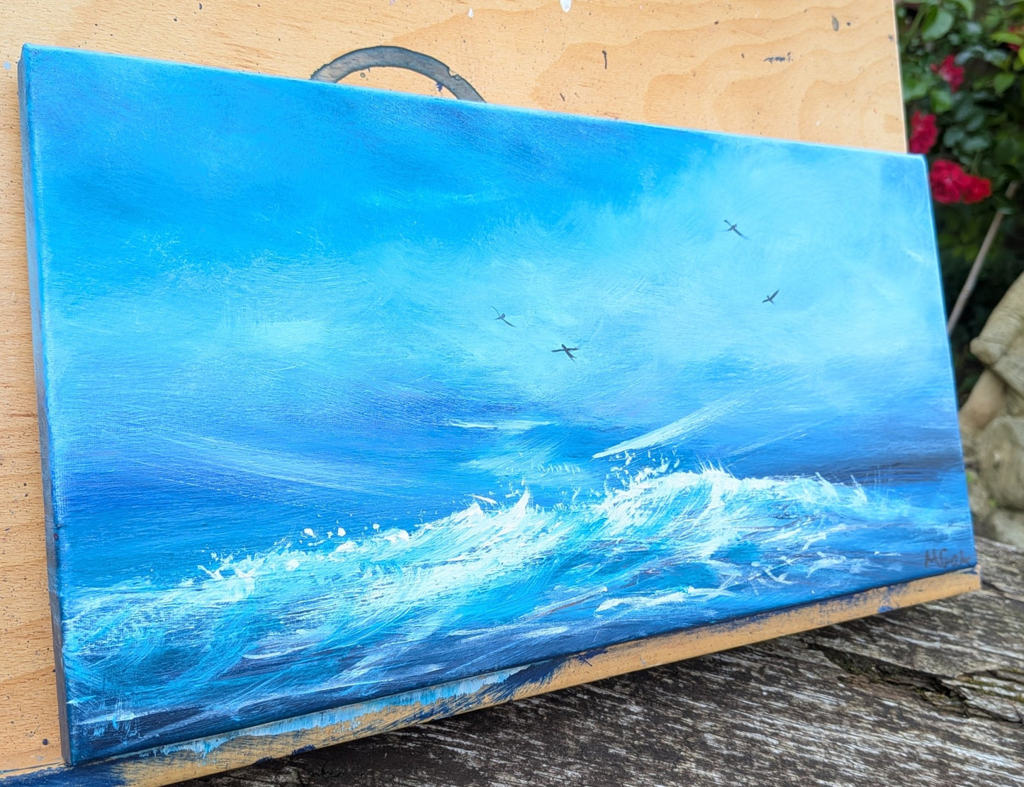 Almighty Blues Surf 40x20x2cm (currently in the Ferrers Gallery Exhibition)