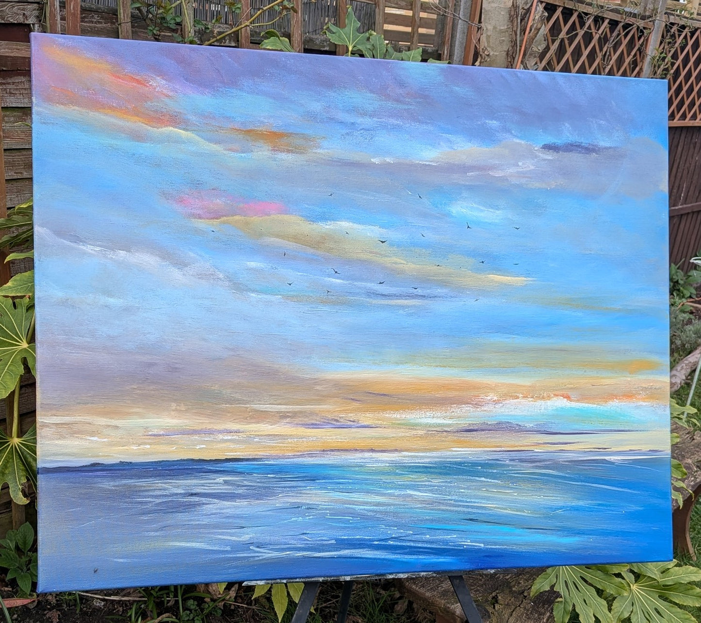 Contemplative Dusk, 100x80x2cm
