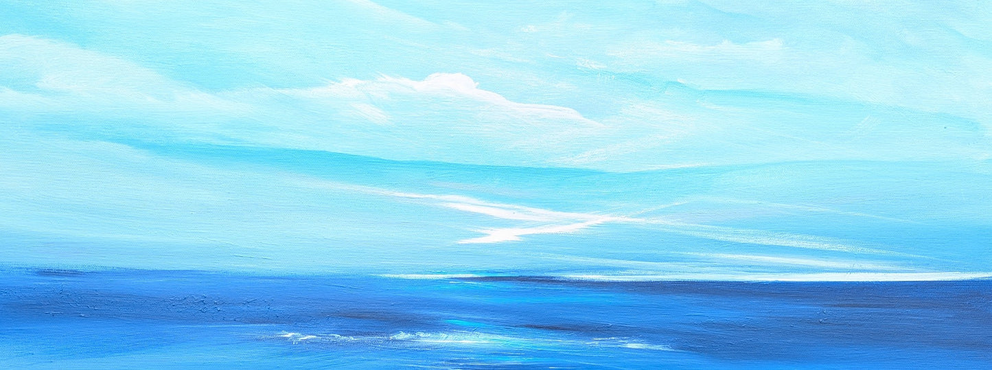 Blue Expanse 75x30cm
