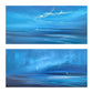 Blue Sails on the Sea, 40x20x2cm