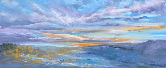 Distant Calm, 120x50x2cm