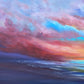 Crimson Chorus, 120x50cm